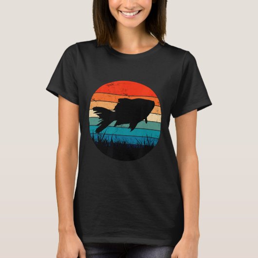 水槽の釣り人 Tシャツ (正面)