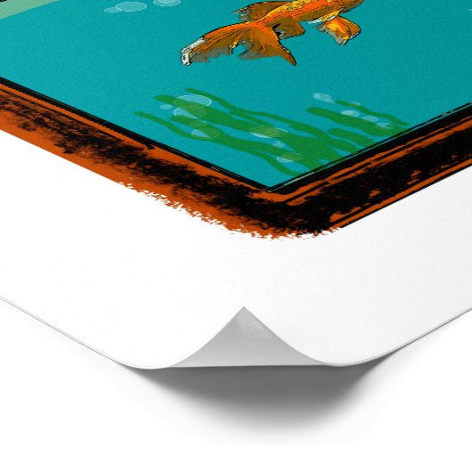 水槽テレビ ポスター (角)