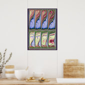 水槽フラクタル ポスター (キッチン)