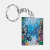 水槽モダン水槽 キーホルダー (正面左)