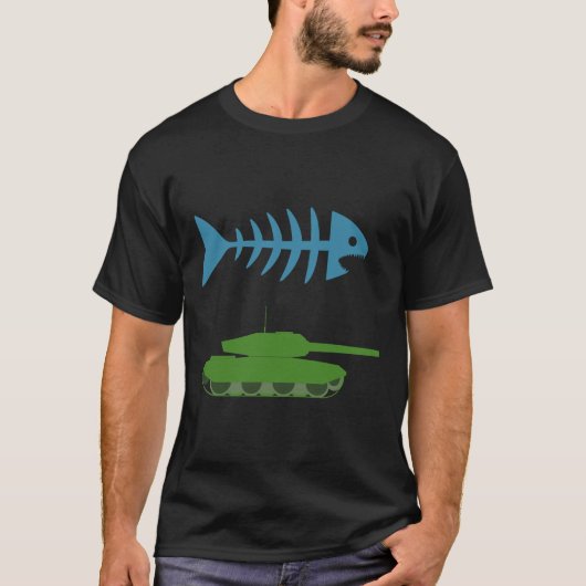 水槽漫画魚槽 Tシャツ (正面)