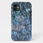 水模様の川の岩の波打つ水流 Case-Mate iPhoneケース (裏面)