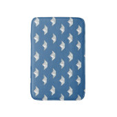 水模様の折り紙ボート バスマット (正面縦)