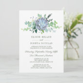 水気が多いテーマの結婚式招待状 招待状 (スタンド正面)