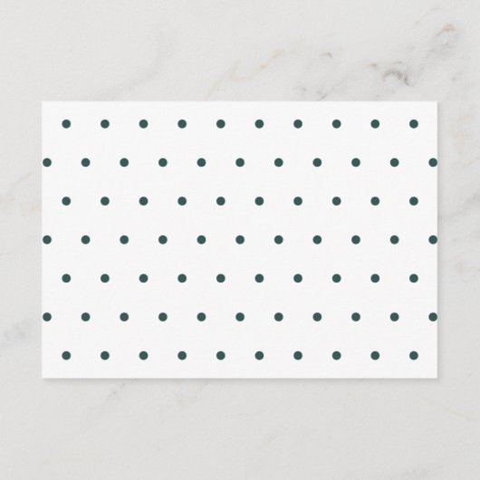 水気が多いブライダルシャワーの挿入物カード エンクロージャーカード (裏面)