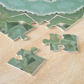 水気が多い曼荼羅 ジグソーパズル (側面)