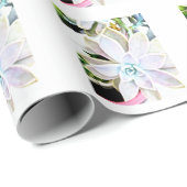 水気が多い植物のギフトの包装紙 ラッピングペーパー (ロールコーナー)