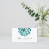 水気が多い植物の造園サービス庭 名刺 (スタンド正面)