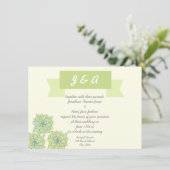 水気が多い結婚式招待状 招待状 (スタンド正面)