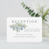 水気が多い花束の花の結婚披露宴カード エンクロージャーカード (スタンド正面)