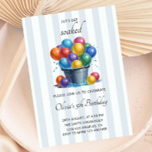 水気球の誕生日パーティー夏の水戦