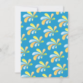 水気球の誕生日パーティー 招待状 (裏面)