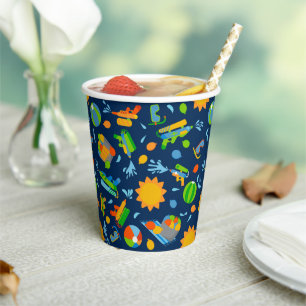 水気球ウォーターガンプールパーティー子供の誕生日 紙コップ