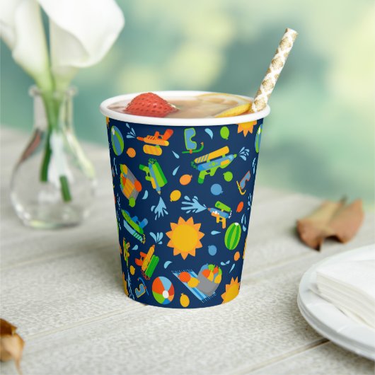 水気球ウォーターガンプールパーティー子供の誕生日 紙コップ (インサイチュ)