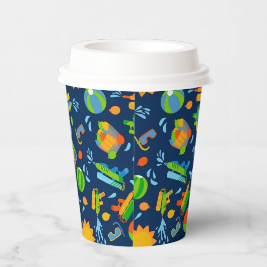 水気球ウォーターガンプールパーティー子供の誕生日 紙コップ (右)