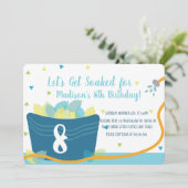 水気球ファイト誕生日 招待状 (スタンド正面)