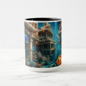 「水没サンクチュアリ:水中競技天国」 マグカップ (中央)