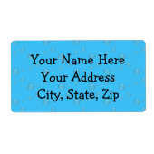 水泡（青） ラベル (正面)