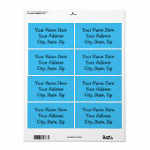 水泡（青） ラベル (フルシート)