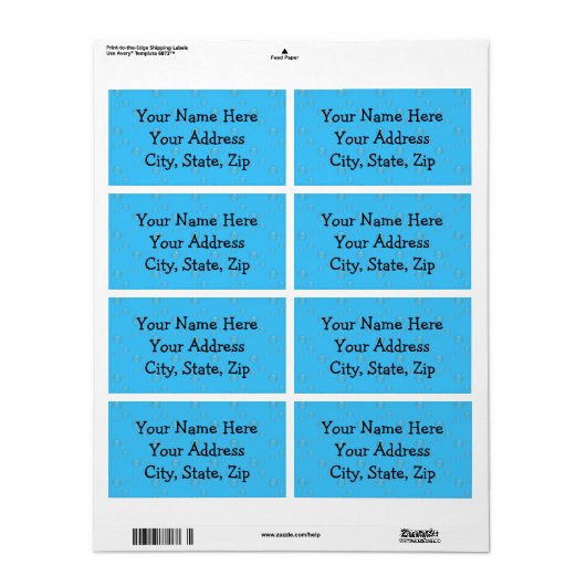 水泡（青） ラベル (フルシート)