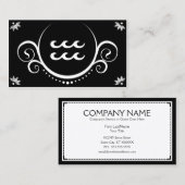 水波水の洗練さ 名刺 (正面/裏面)