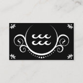 水波水の洗練さ 名刺 (正面)