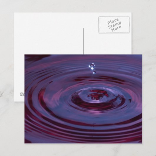 水波紋 ポストカード (正面/裏面)
