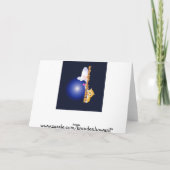 水泳おもしろい誕生日カード カード (裏面)