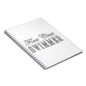 水泳および泳ぐ人: ファースト・クラスの泳ぐ人 ノートブック (右側)