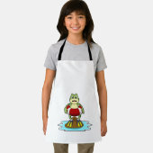 水泳でカエルを泳ぐリング エプロン (インサイチュ)