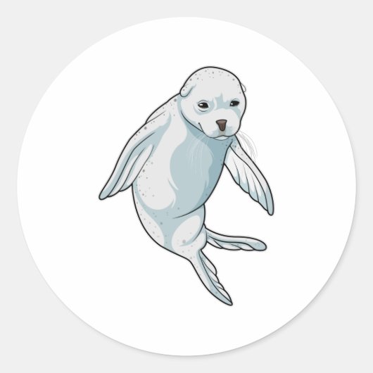 水泳でシール ラウンドシール (正面)