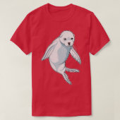 水泳でシール Tシャツ (デザイン正面)