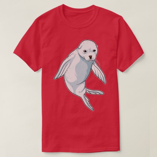 水泳でシール Tシャツ (デザイン正面)