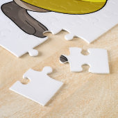 水泳でビーバーを水輪で泳ぐ ジグソーパズル (側面)