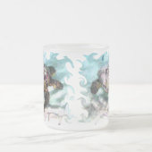 水泳のカメのマグ フロストグラスマグカップ (中央)