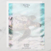 水泳のカメレターヘッド レターヘッド (正面/裏面)