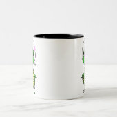 水泳のカメ ツートーンマグカップ (中央)