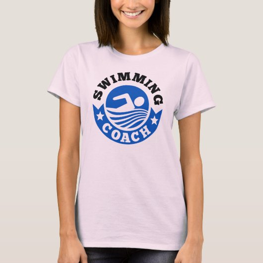 水泳のコーチ Tシャツ (正面)