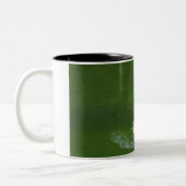 水泳のトラのマグ ツートーンマグカップ (左)