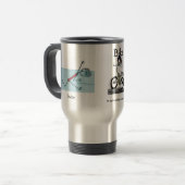 水泳のバイクの操業タンブラー トラベルマグ (正面左)