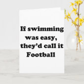 水泳のフットボール カード (黄色い花)