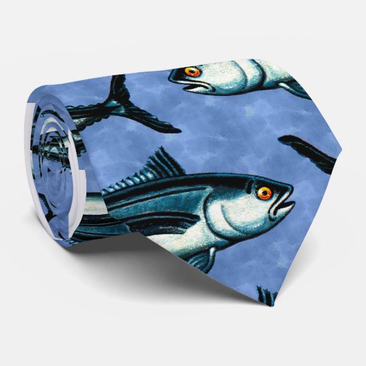 水泳のマグロ ネクタイ (ロール)