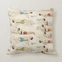 水泳のレッスンヴィンテージフランスの泳ぐ人 