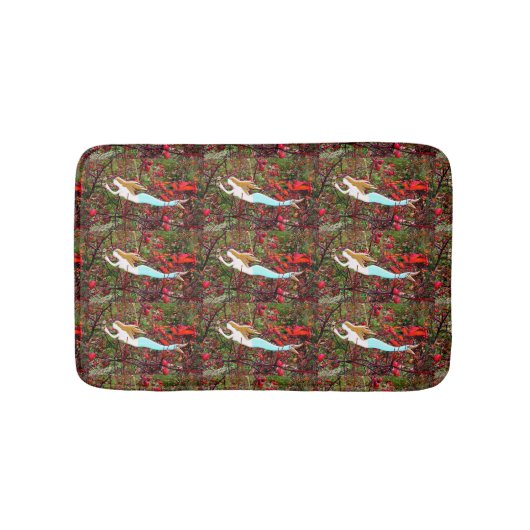 水泳の人魚 バスマット (正面)