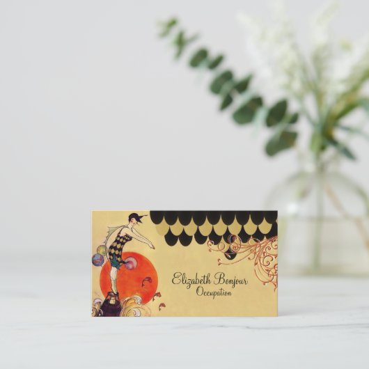 水泳の女の子-名刺 名刺 (スタンド正面)