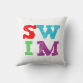 水泳の手紙 クッション (裏面)