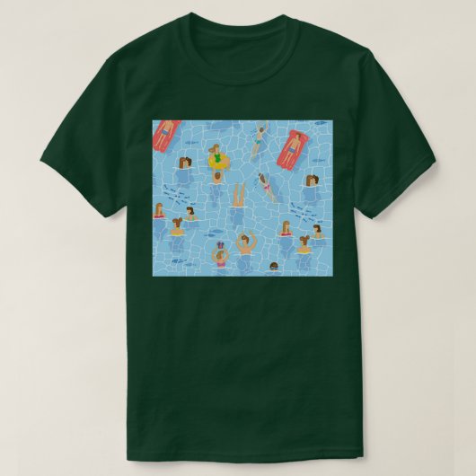 水泳の時間 Tシャツ (デザイン正面)