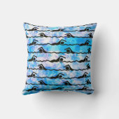 水泳の枕 クッション (裏面)