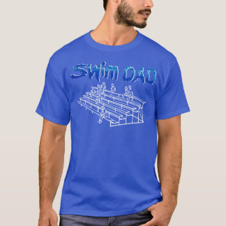 水泳の生命水泳のパパのティー Tシャツ