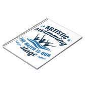 水泳の芸術的同期水は私たちのステージ ノートブック (左側)